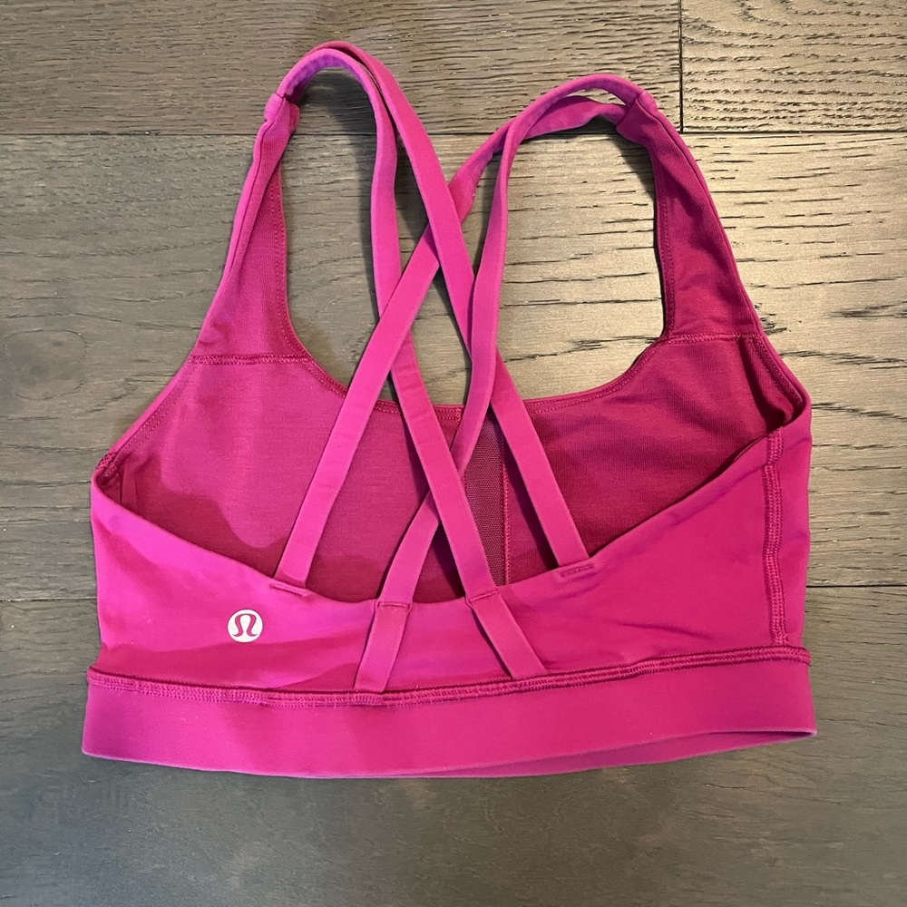 Lululemon mulberry sports bra sz 4 brand new